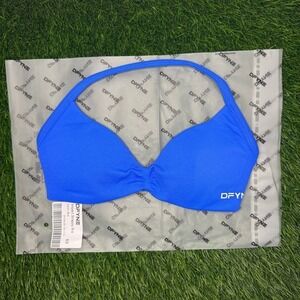 Dfyne impact strappy bra electric blue extra small